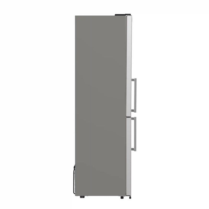 Forno Guardia 24-Inch  10.8 cu.ft. Bottom Freezer Left Swing Door Refrigerator in Stainless Steel (FFFFD1778-24LS)