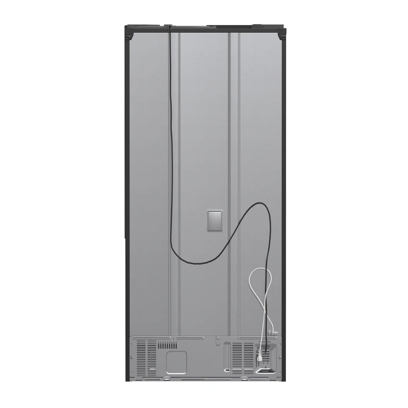 Forno 2-Piece Appliance Package - 30-Inch Slide-In Induction Range and 30-Inch French Door Refrigerator in Black with Antique Brass Handle (FBDL-014-15CAUS)