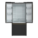 Forno 2-Piece Appliance Package - 30-Inch Slide-In Induction Range and 30-Inch French Door Refrigerator in Black with Antique Brass Handle (FBDL-014-15CAUS)