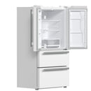 Forno 2-Piece Appliance Package - 30-Inch Induction Range and 36-Inch French Door Refrigerator in White with Stainless Steel Handle (FBDL-015-08CAUS)