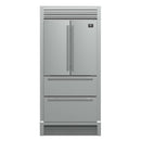 FORNO 2-Piece Appliance Package- 36-Inch Gas Range and 36-Inch French Door Refrigerator in Stainless Steel (FBDL-019-03CAUS)