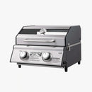 Monument Table Top Propane Gas Grill in Stainless Steel with 2 Burners (G22)