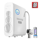 Waterdrop Reverse Osmosis System with UV Sterilizing Light, 800 GPD Fast Flow, NSF/ANSI 42 & 53 & 58 & 372 Certified, 3:1 Pure to Drain, Tankless Under Sink RO Water Filter System, LED Purifier, Smart Faucet (WD-G3P800-W-FC)