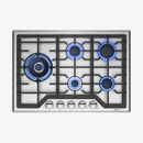 ROBAM G-Series 30-Inch Dual Fuel Cooktop with 5 Burners in Stainless Steel (G513)