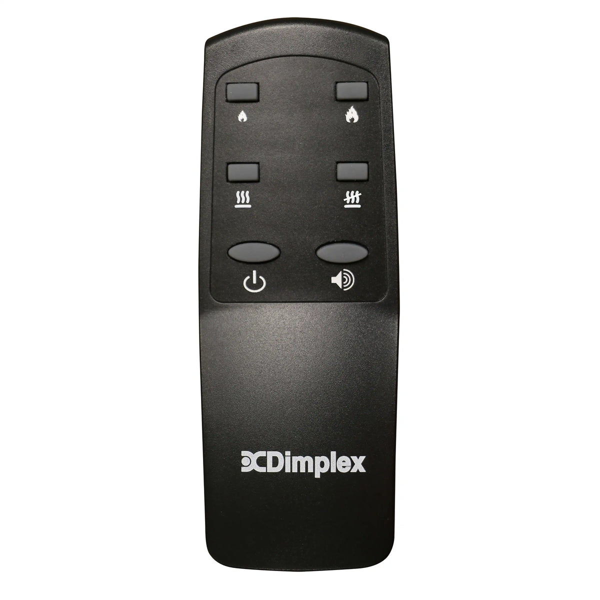 Dimplex remote control with power and flame mode buttons