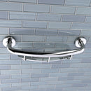 Kingston Brass Meridian 18" x 1-1/4" O.D. Stainless Steel Grab Bar with Shelf, Polished Chrome (GBS1854CS1)