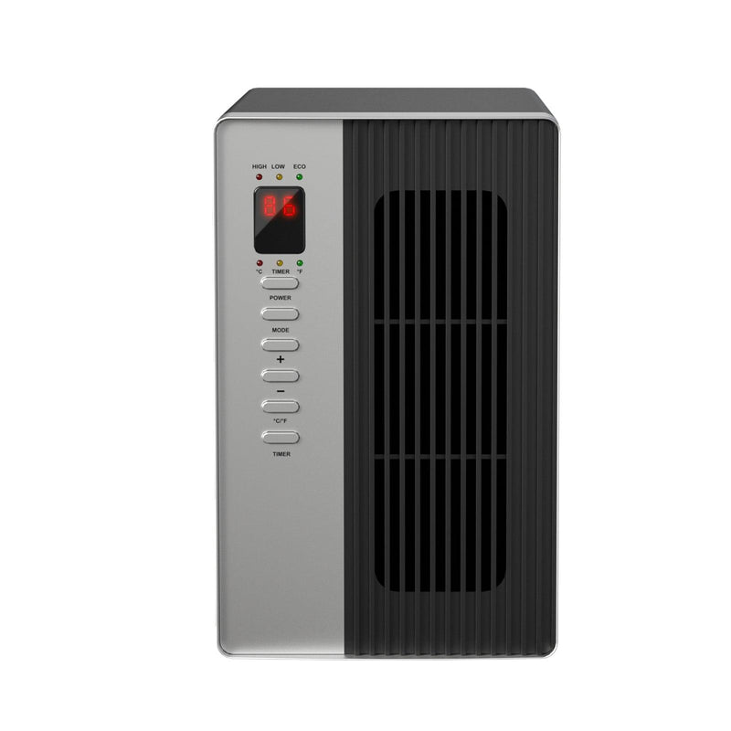 Parrot Uncle 1500W Electric Infrared Quartz Space Thermostat Heater with LED Display and Remote (GD9215BD6-J)