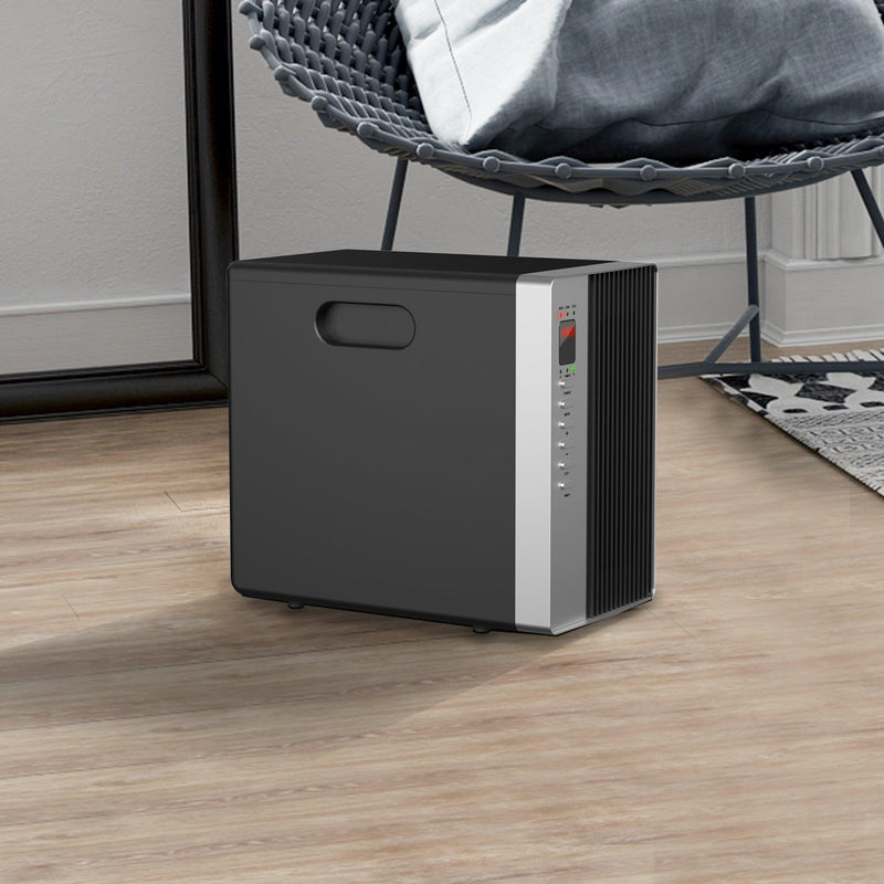 Parrot Uncle 1500W Electric Infrared Quartz Space Thermostat Heater with LED Display and Remote (GD9215BD6-J)