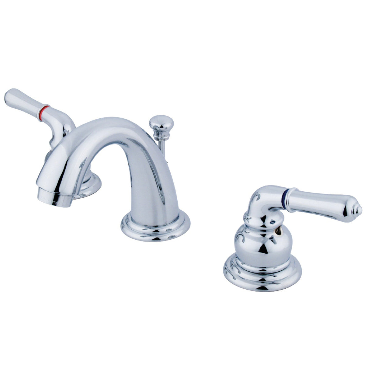 Magellan Widespread Bathroom Faucet with Pop-Up Drain in Polished Chrome