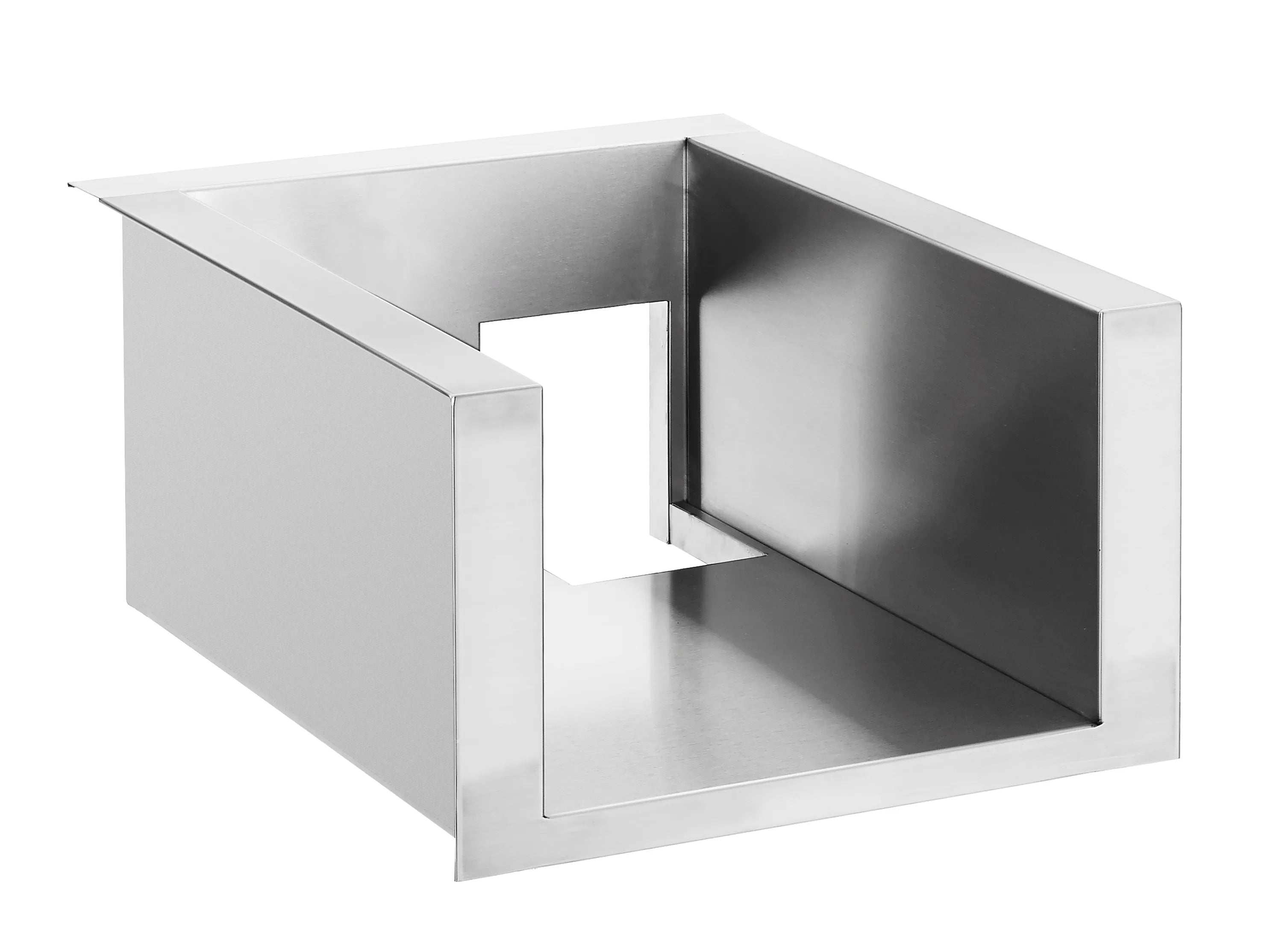 TrueFlame TF SB2 double side burner liner, stainless steel rectangular open housing