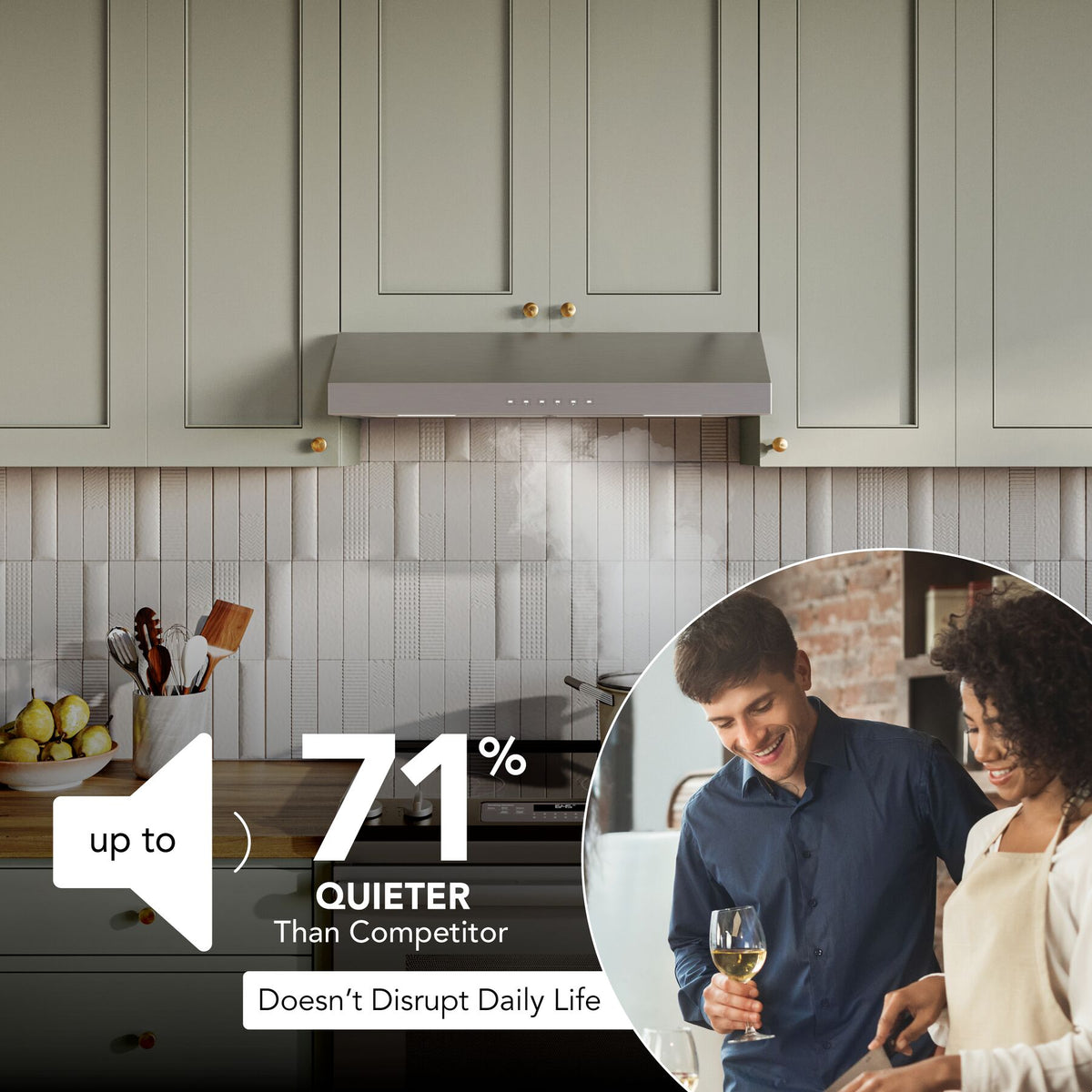 Broan-NuTone Glacier 36-Inch 490 CFM 3-Speed Convertible Under Cabinet Range Hood in Stainless Steel (GLA3364SS)