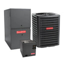 Goodman 2.0 Ton 14.3 SEER2 Central Air Conditioner, 80% AFUE 40K BTU Gas Furnace and Evaporator Coil