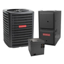 Goodman 1.5 Ton 13.4 SEER2 Central Air Conditioner , 92% AFUE 60K BTU Gas Furnace and Evaporator Coil