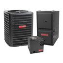 Goodman 3.0 Ton 14.3 SEER2 Central Air Conditioner, 96% AFUE 100K BTU Gas Furnace and Evaporator Coil