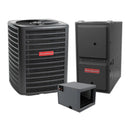 Goodman 3.5 Ton 14.3 SEER2 Central Air Conditioner , 92% AFUE 80K BTU Gas Furnace and Evaporator Coil