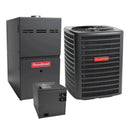 Goodman 2.0 Ton 13.4 SEER2 Central Air Conditioner, 80% AFUE 60K BTU Gas Furnace and Evaporator Coil