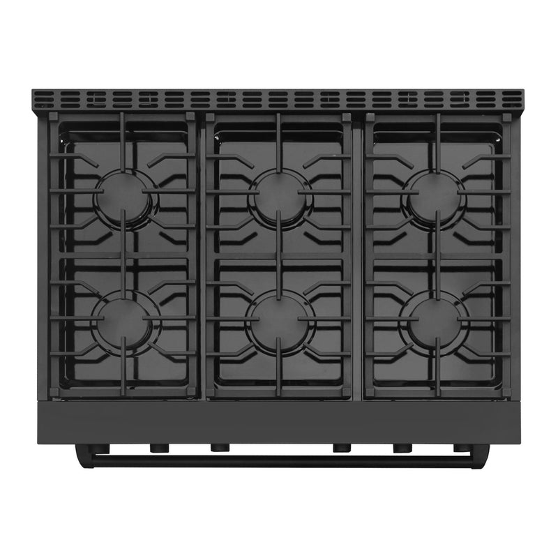 Cosmo 36-Inch High End Style Electric Range with 6.0 Cu Ft. Convection Oven in Matte Black (COS-GRC366KB-BK)