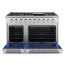 Cosmo 48-Inch 5.5 Cu. Ft. Double Oven Gas Range with 8 Italian Burners in Stainless Steel (COS-GRP486G)