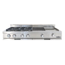 Capital 48" Precision Series Built-In Gas Rangetop with 4 Sealed Burners in Stainless Steel (GRT484BG)