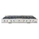 Capital 60-Inch Rangetop in Stainless Steel with 8 Sealed Burners & Grill (GRT604B4)
