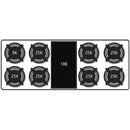 Capital 60-Inch Rangetop in Stainless Steel with 8 Sealed Burners & Griddle (GRT604G4)