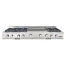 Capital 60-Inch Rangetop in Stainless Steel with 6 Sealed Burners & 24-Inch Griddle (GRT604GG2)