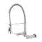 Kingston Brass Gourmetier Concord Double-Handle Wall-Mount Pre-Rinse Bridge Kitchen Faucet, Polished Chrome (GS8181DL)