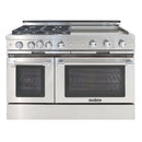 Capital 48-Inch Grand Chef Gas Range in Stainless Steel with 4 Sealed Burners & 24-Inch Griddle (GSCR484GG)