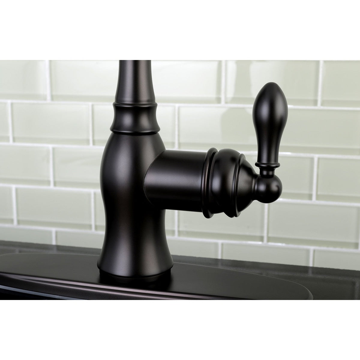 Gourmetier American Classic Single-Handle Kitchen Faucet with Side Sprayer in Oil Rubbed Bronze