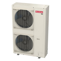 Goodman air conditioning unit on a white background