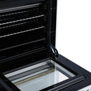 Forno Breno 24-Inch Freestanding Gas Range in White with Antique Brass Trim (FFSGS6272-24WHT)