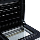 Forno Lamazze 20-Inch Freestanding Gas Range in White with Antique Brass Trim (FFSGS6265-20WHT)
