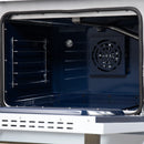 Forno Massimo 30-Inch Freestanding Gas Range with 4 Burners and 4.32 Cu. Ft. Convection Oven in White with Antique Brass Handle (FFSGS6239-30WHT)