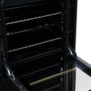 Forno Lamazze 20-Inch Freestanding Gas Range in Black with Antique Brass Trim (FFSGS6265-20BLK)