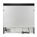 Forno 4-Piece Appliance Package - 36-Inch Dual Fuel Range, 60-Inch Convertible Refrigerator with Modern Trim, Dishwasher, and 24-Inch Microwave Oven in Black with Antique Brass Handle
