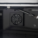 Forno Galiano 3-Piece Appliance Package - 36-Inch Gas Range, 36-Inch Refrigerator, & 24-Inch Dishwasher in White with Antique Brass Trim