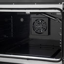 Forno 5-Piece Appliance Package - 30-inch Gas Range, Hood, Refrigerator, Dishwasher and 30-Inch Microwave Oven in Black
