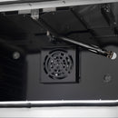 Forno 5-Piece Appliance Package - 36-inch Gas Range, Hood, Refrigerator, Dishwasher and 24-Inch Microwave Oven in Black
