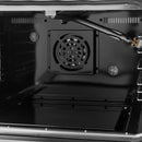 Forno 5-Piece Appliance Package - 48-inch Gas Range, Hood, Refrigerator, Dishwasher and 30-Inch Microwave Oven in Black