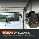 Giraffe Tools Grandfalls Essential Retractable Pressure Washer, 2900 PSI and 100ft Premium Hose (HP135-G30B)