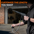 Giraffe Tools Grandfalls Retractable Pressure Washer Pro, 3700 PSI and 100ft Retractable Hose (HP174-G30)