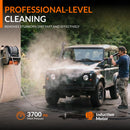 Giraffe Tools Grandfalls Retractable Pressure Washer Pro, 3700 PSI and 100ft Retractable Hose (HP174-G30)