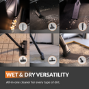 Giraffe Tools Grandstorm Retractable Vacuum Cleaner, 20KPa Motor and 30 Ft Hose