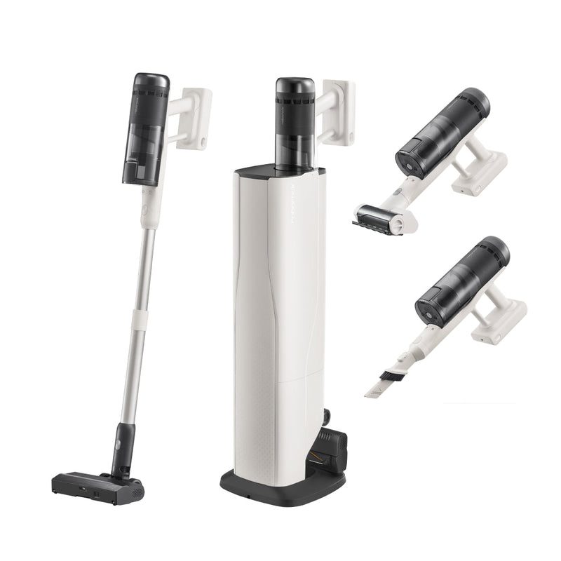 Roborock H60 Hub Pro Cordless Stick Vacuum Cleaner with 170 AW Suction Power and Auto-Empty Dock (RR-H60HubPro-M1)