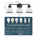 Parrot Uncle Hermosa Modern 3-Light Bathroom Vanity Light