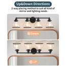 Parrot Uncle Hermosa Modern 4-Light Bathroom Vanity Light