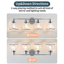 Parrot Uncle Hermosa Modern 4-Light Bathroom Vanity Light