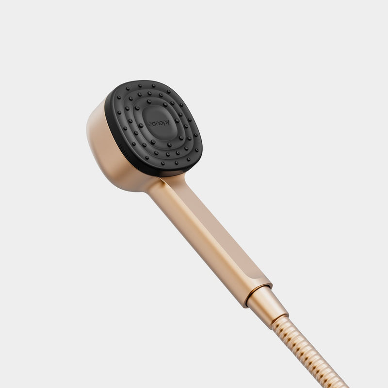 Canopy Handheld Filtered Tool-Free Showerhead with Felt Diffuser