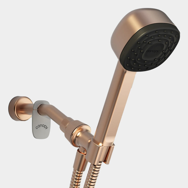 Canopy Handheld Filtered Tool-Free Showerhead with Felt Diffuser