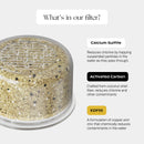 Canopy Handheld Filtered Tool-Free Showerhead with Felt Diffuser